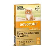 Advocate Orange (<4kg) 3pk for small cats