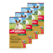 Advantix Spot-On for Puppies & Small Dogs Upto 4kg (Green)