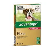 Advantage Red 4pk Dogs 10-25kg