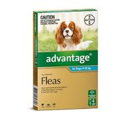 Advantage Aqua 4pk Dogs 4-10kg
