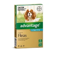 Advantage Aqua 4pk Dogs 4-10kg