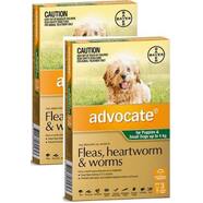 Advocate for Small Dogs up to 4kg green Spot on 6 pack