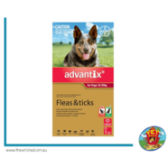 Advantix Red for Dogs 10 -25kg Red 6pk