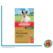 Advantix Small Dogs and Puppies up to 4kg Green 3pk