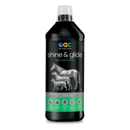 EAC Shine & Glide Pure Natural Cold-Pressed Hemp Oil for Horses, Dogs and Cats - 1L