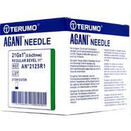 Terumo Agani Needles Box of 100 -  21G 1 INCH