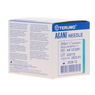 Terumo Agani Needles Box of 100 - 23G 1 1/4 INCH