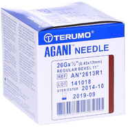Terumo Agani Needles Box of 100 - 26G 1/2 INCH
