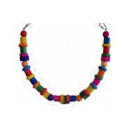 Mixed Bead Bird Swing