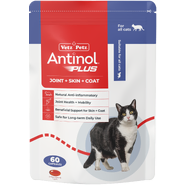 CLEARANCE |Antinol Plus for Cats - 60pk BB 01/2027 