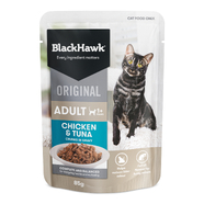 BlackHawk Adult Cat Chicken & Tuna 85g x 12
