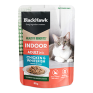 BlackHawk Adult Cat Indoor Chicken & Whitefish 85g x 12