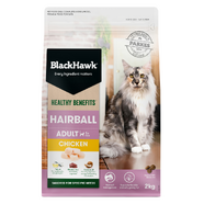 BlackHawk Adult Cat Hairball Chicken Dry Food 2kg