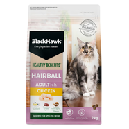 BlackHawk Adult Cat Hairball Chicken Dry Food 2kg
