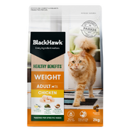BlackHawk Adult Cat Weight Management Chicken Dry Food 2kg