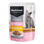 BlackHawk Kitten Chicken in Gravy 85g x 12