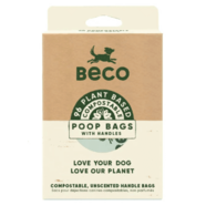 Beco Home Compostable Poop Bags with Handles 96pk