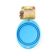Beco Collapsible Travel Bowl Blue Sml