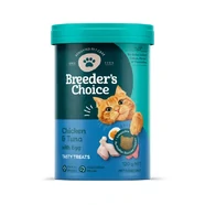 Breeders Choice Cat Treats - Chicken & Tuna with Egg 120g