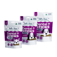 Bell & Bone Adult Dog Dental Sticks - Kangaroo, Mint and Turmeric