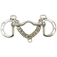 Kimblewick Bit wtih Slotted Cheeks & Port Mouth  Pony  11.5cm