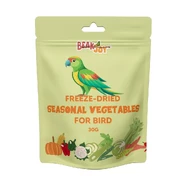 BeakJoy Freeze-Dried Seasonal Vegetables for Birds 30g