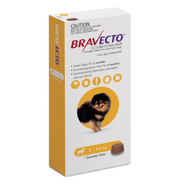 Bravecto Chewable Tablets for XSmall Dogs 2 - 4.5kg (Yellow)