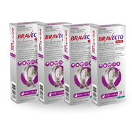 Bravecto Plus for Large Cats (>6.25 Ð 12.5kg) Purple x 4pk