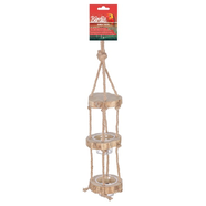 Birdie Naturals 3 Tier Java Trunk Feeder 26 x 10cm