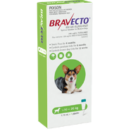 Bravecto SPOT ON for Medium Dogs 10-20kg Single dose flea and Tick control