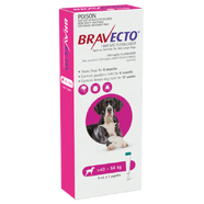 Bravecto SPOT ON for Extra Large Dogs  40 - 56kg Single dose flea and Tick control