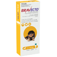 Bravecto SPOT ON for Xsmall Dogs 2- 4.5kg Single dose flea and Tick control 