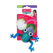 KONG Flingaroo Frog Interactive Crinkly Cat Toy 