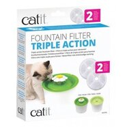 Catit 2.0 Senses Flower Water Fountain Water Softening Filter Set 2 Pack