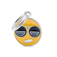 Pet ID Tag Charm Emoticon Cool   