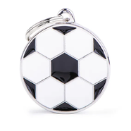 My Family ID Tag Charm - Soccer Ball Large
