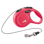 New Flexi Classic XS Cord 3m Retractable Lead [Colour: Red]
