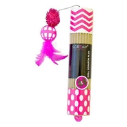 Scream Cardboard Roller Cat Toy 24cm