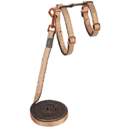 Rogz Urbancat Harness & Lead Set For Cats - Gold Rush