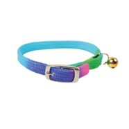 Cat Collar Nylon Stretch Rainbow