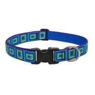 Lupine 12-20 Large Dog Collar Sea Glass 1 inch thick, Adjustable 12-20 inches