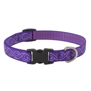 Lupine 15-25 Medium Dog Collar Jelly Roll 3/4 inch thick, Adjustable 15-25 inches