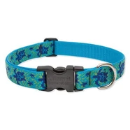 Lupine 16-28 Large Dog Collar Turtle Reef 1 inch thick, Adjustable 16-28 inches