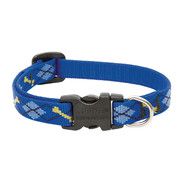 Lupine 8-12 Small Dog Collar Dapper Dog 1/2 inch thick, Adjustable 8-12 inches
