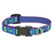 Lupine 8-12 Small Dog Collar Sea Glass 1/2 inch thick, Adjustable 8-12 inches