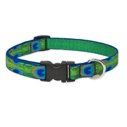 Lupine 9-14 Medium Dog Collar Tail Feathers 3/4 inch thick, Adjustable 9-14 inches