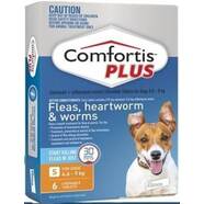 Comfortis Plus Dog 4.6 - 9kg Orange 6 pack