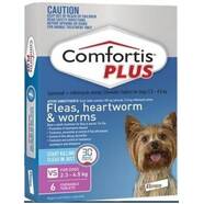 Comfortis Plus Dog 2.3-4.5kg Pink 6 pack