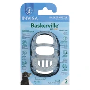 Baskerville INVISA Transparent Basket Muzzle for Dogs [Size: 2]