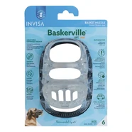 Baskerville INVISA Transparent Basket Muzzle for Dogs [Size: 6]